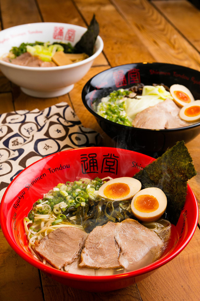 ラーメンチェーン「琉球新麺 通堂」のラーメン
