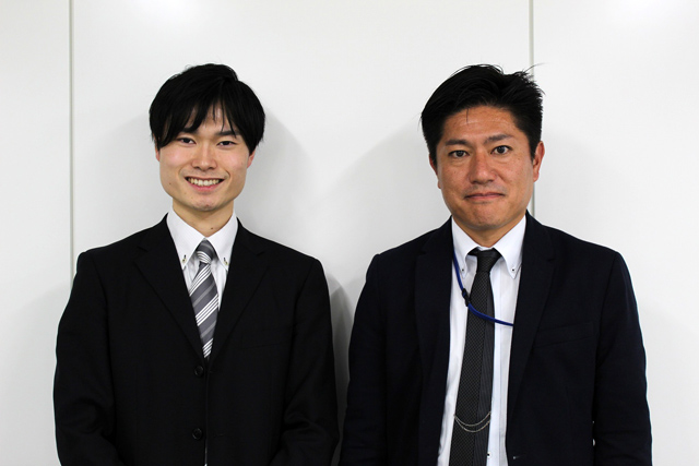 中小企業事業引継ぎ支援全国本部の千葉さん(左)と白川さん