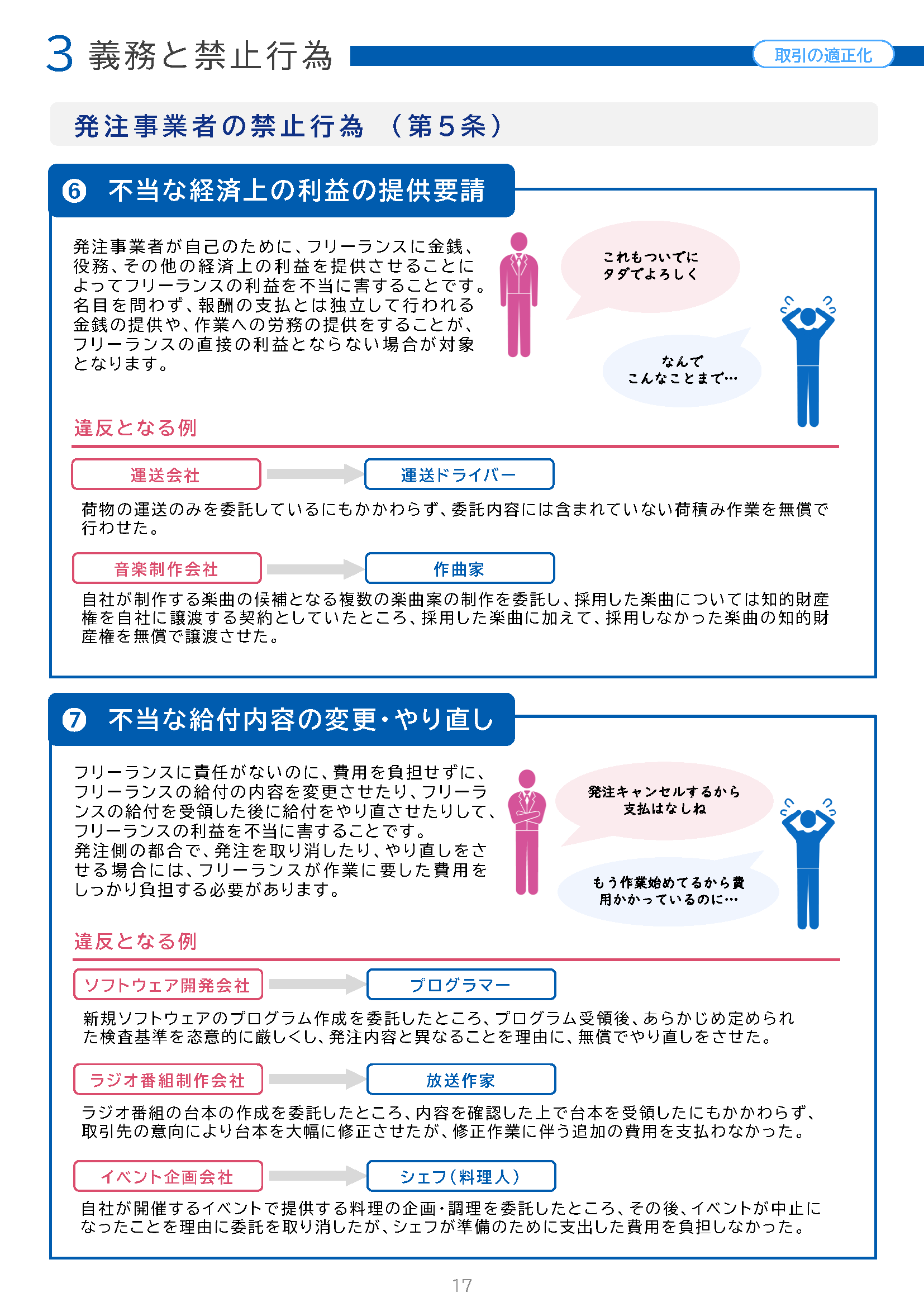 フリーランス法のパンフレットをご案内いたします | 経済産業省 中小企業庁
