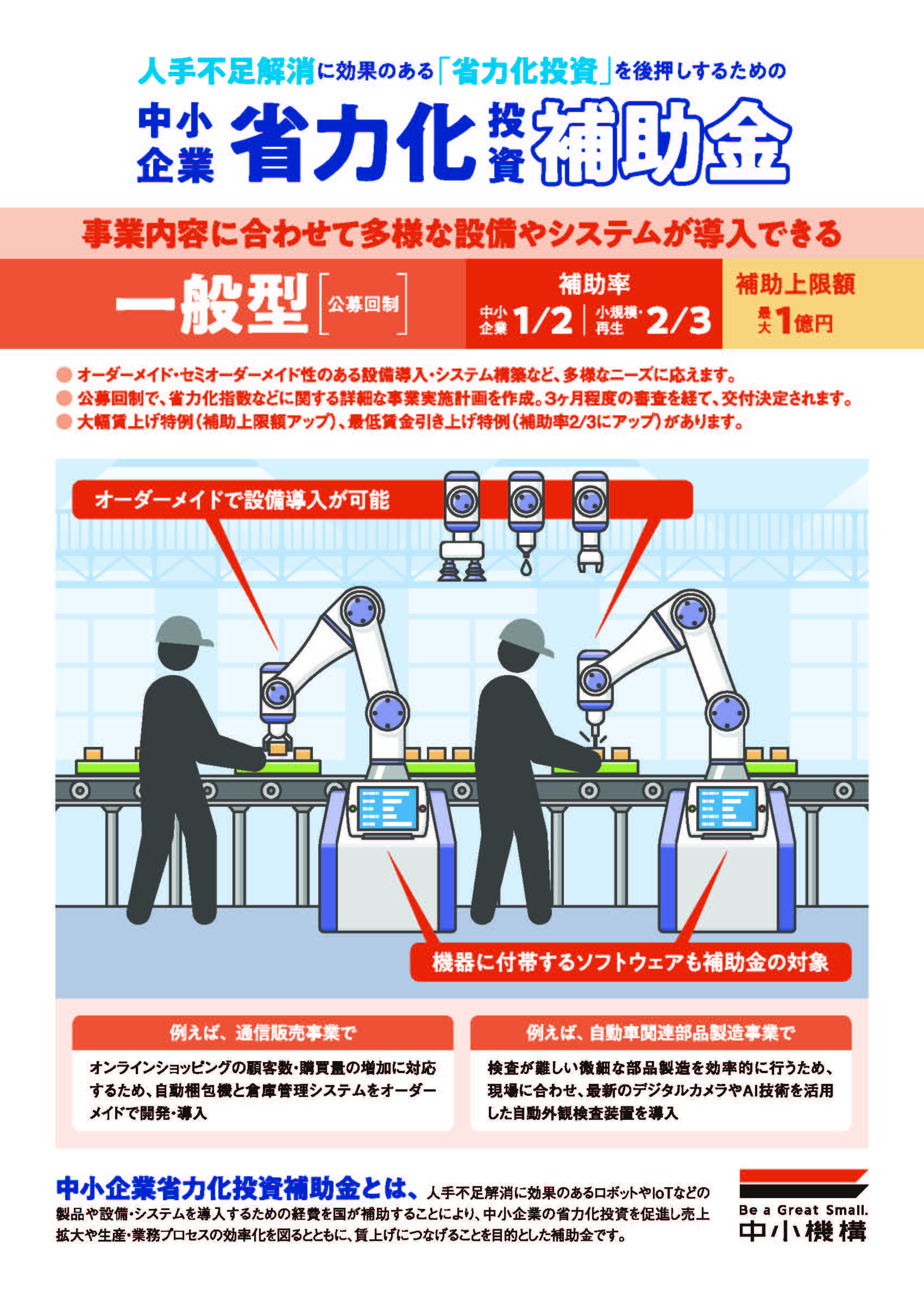 補助金】省力化投資補助金（一般型） 第6回の申請受付を開始！ | 経済